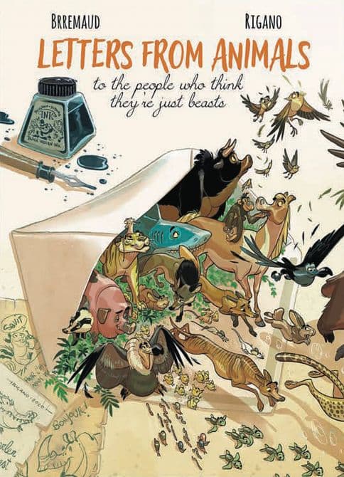 Cover Art for LETTERS FROM ANIMALS HC