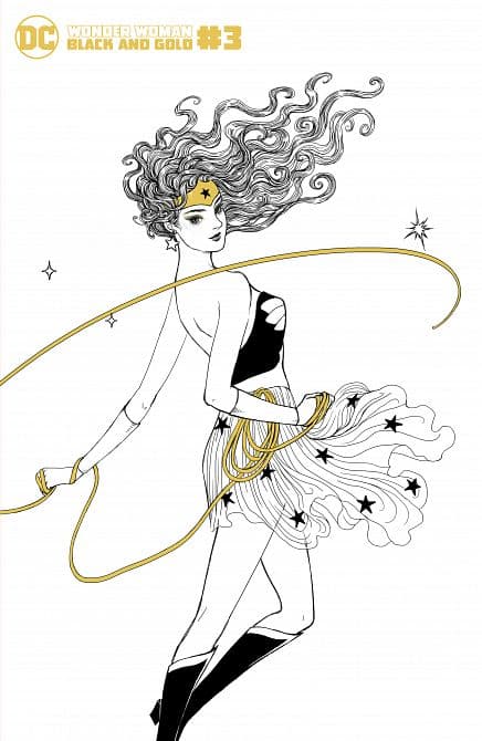 Cover Art for WONDER WOMAN BLACK & GOLD