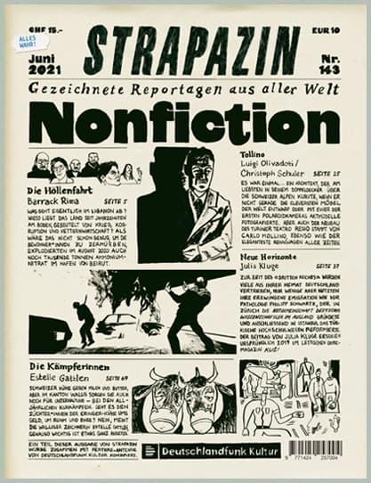 Cover Art for STRAPAZIN-Das Comicmagazin
