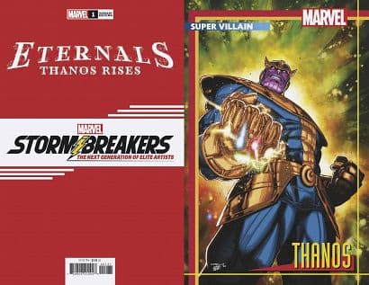 Cover Art for ETERNALS THANOS RISES