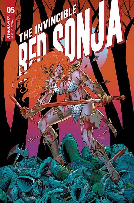 Cover Art for INVINCIBLE RED SONJA