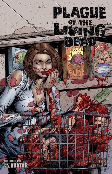 Cover Art for PLAGUE LIVING DEAD GORE COVERS SET ( 7CT )