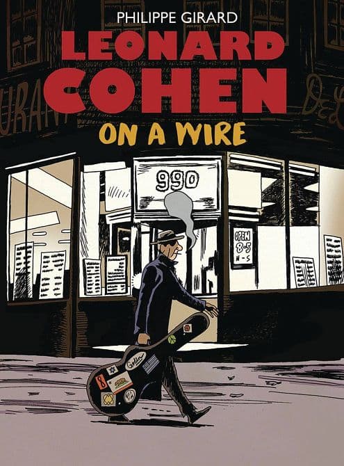 Cover Art for LEONARD COHEN ON A WIRE HC