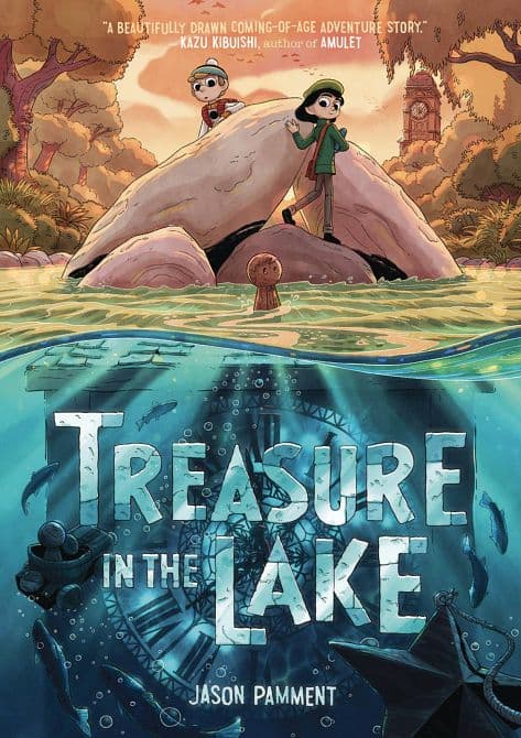 Cover Art for TREASURE IN THE LAKE HC GN