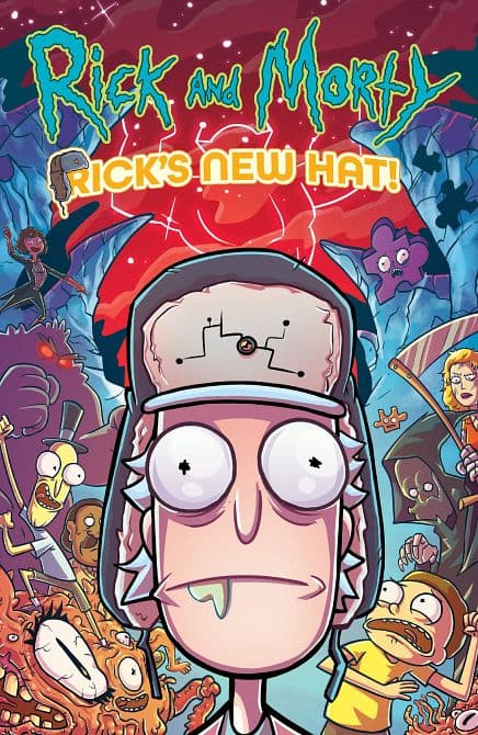 Cover Art for RICK & MORTY RICKS NEW HAT TP