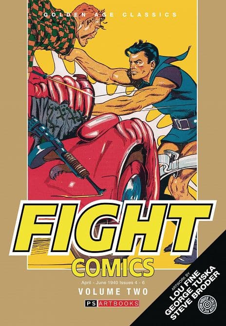 Cover Art for GOLDEN AGE CLASSICS FIGHT COMICS HC VOL 02