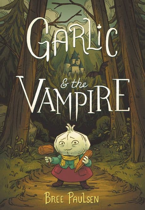 Cover Art for GARLIC & THE VAMPIRE HC GN