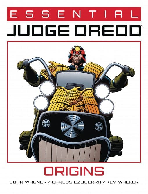Cover Art for ESSENTIAL JUDGE DREDD ORIGINS TP