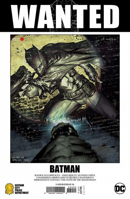 Cover Art for I AM BATMAN