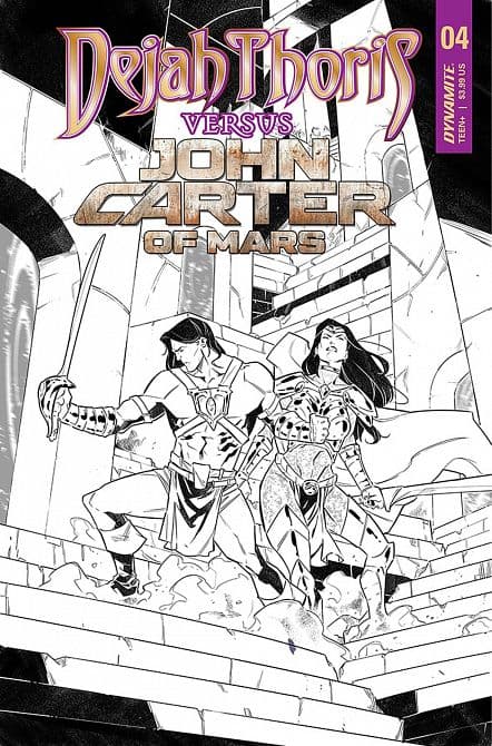 Cover Art for DEJAH THORIS VS JOHN CARTER OF MARS