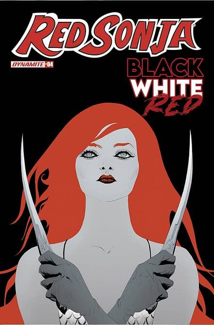 Cover Art for RED SONJA BLACK WHITE RED