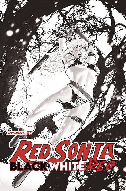 Cover Art for RED SONJA BLACK WHITE RED