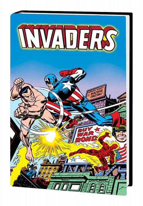 Cover Art for INVADERS OMNIBUS HC KIRBY DM VARIANT