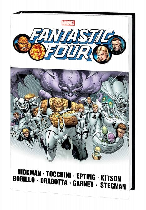 Cover Art for FANTASTIC FOUR BY HICKMAN OMNIBUS HC VOL 02 DM VARIANT NEW PTG