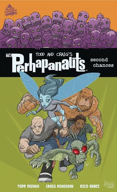 Cover Art for PERHAPANAUTS SECOND CHANCES GN