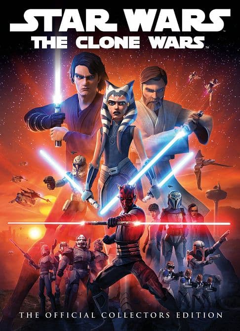 Cover Art for STAR WARS CLONE WARS OFFICIAL COLL EDITION HC