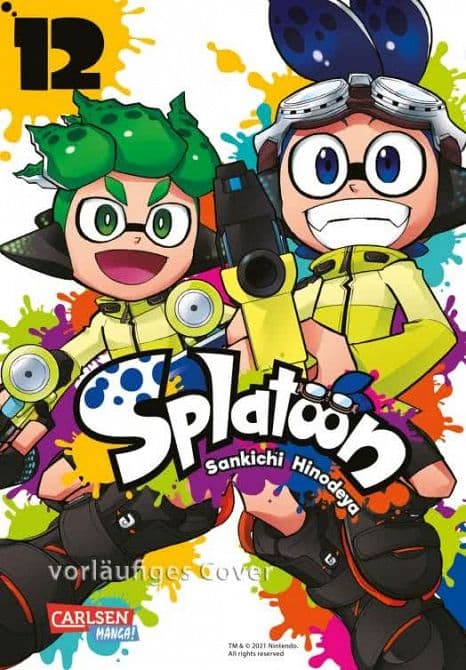 Cover Art for SPLATOON!