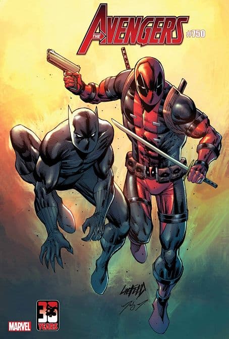 AVENGERS ( 2018-2023 ) #50 – Liefeld Deadpool 30th Variant Cover