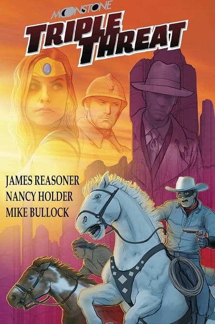 Cover Art for MOONSTONE TRIPLE THREAT PROSE SC NOV 2021