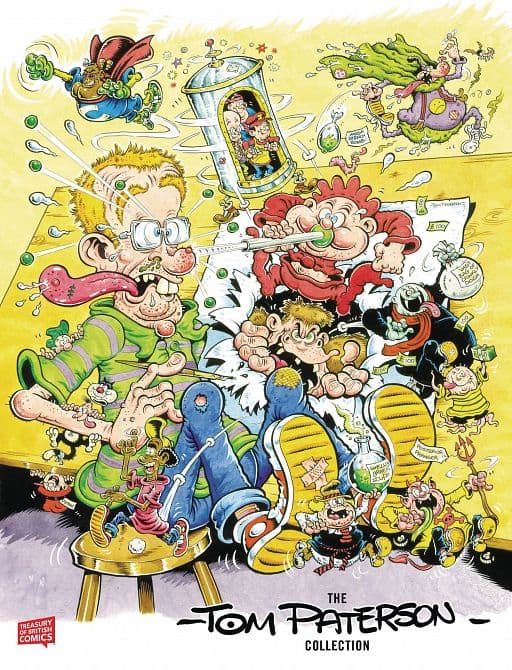 Cover Art for TREASURY OF BRITISH COMICS TOM PATERSON COLLECTION HC