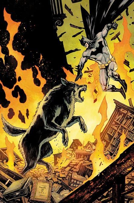Cover Art for BATMAN VS BIGBY A WOLF IN GOTHAM