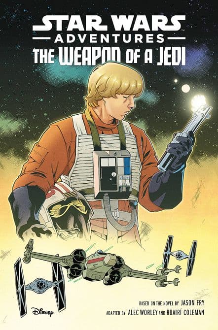 Cover Art for STAR WARS ADVENTURES WEAPON OF A JEDI GN