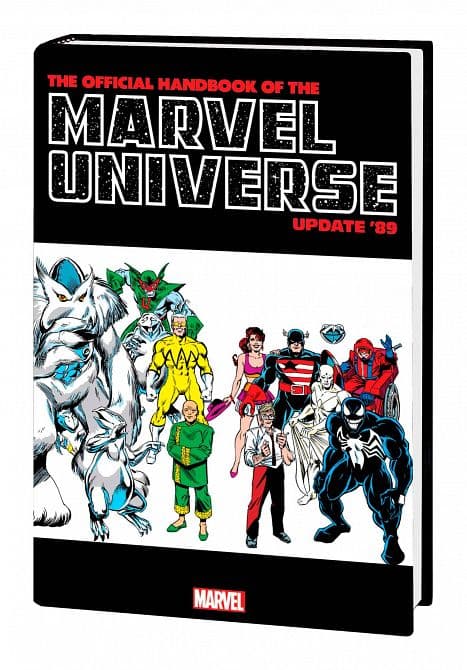 Cover Art for OFFICIAL HANDBOOK OF THE MARVEL UNIVERSE: UPDATE '89 OMNIBUS HC FRENZ VENOM COVER
