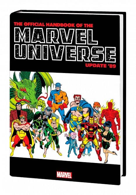 Cover Art for OFFICIAL HANDBOOK OF THE MARVEL UNIVERSE: UPDATE '89 OMNIBUS HC FRENZ IRON MAN C OVER [ DM ONLY ]