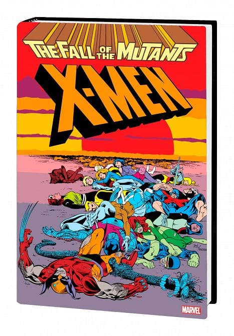 Cover Art for X-MEN FALL OF MUTANTS OMNIBUS HC BLEVINS DM VARIANT
