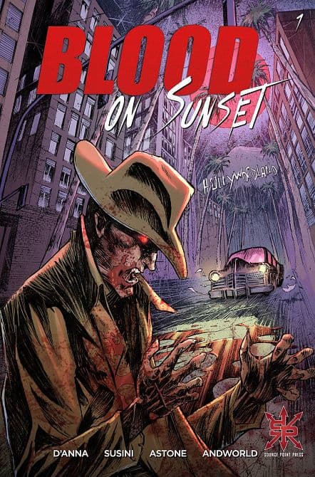 Cover Art for BLOOD ON SUNSET