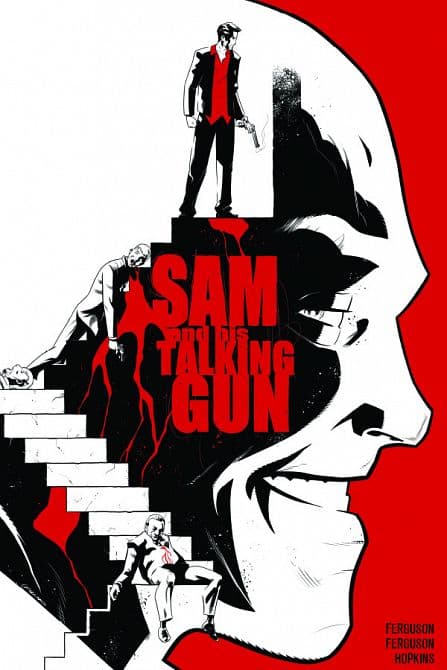 Cover Art for SAM AND HIS TALKING GUN TP