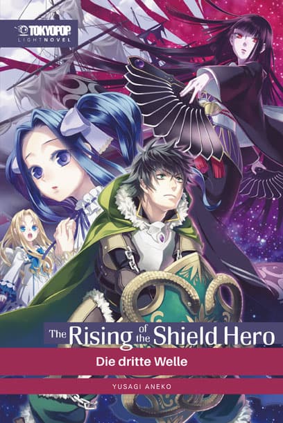 Cover Art for THE RISING OF THE SHIELD HERO LIGHT NOVEL