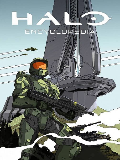 Cover Art for HALO ENCYCLOPEDIA HC