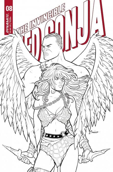Cover Art for INVINCIBLE RED SONJA