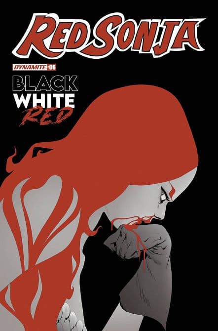 Cover Art for RED SONJA BLACK WHITE RED