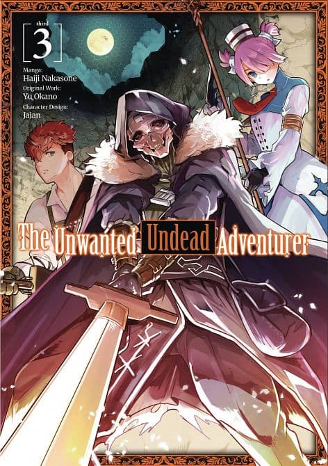 Cover Art for UNWANTED UNDEAD ADVENTURER GN VOL 03