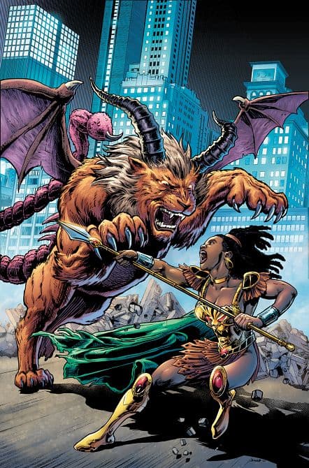 Cover Art for NUBIA AND THE AMAZONS
