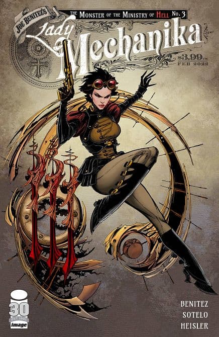 Cover Art for LADY MECHANIKA MONSTER OF MINISTRY OF HELL