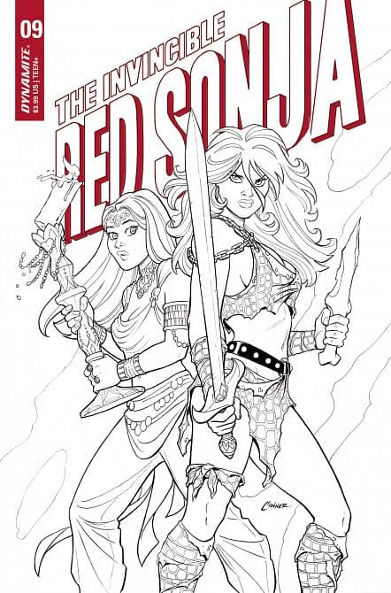 Cover Art for INVINCIBLE RED SONJA