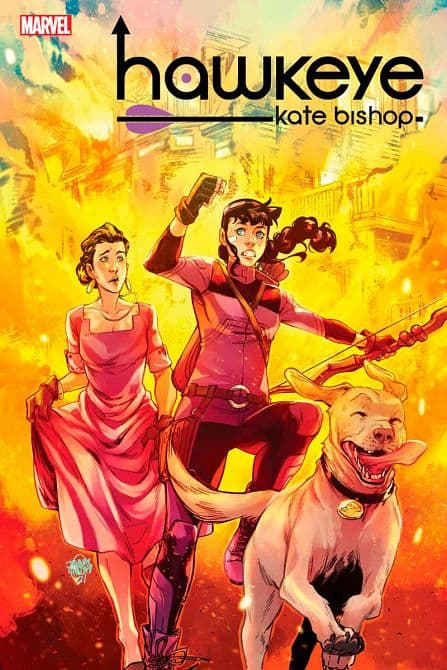 Cover Art for HAWKEYE KATE BISHOP