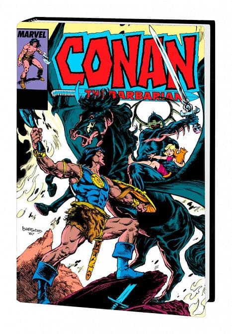 Cover Art for CONAN BARBARIAN ORIG MARVEL YRS OMNIBUS HC VOL 08 DM VARIANT