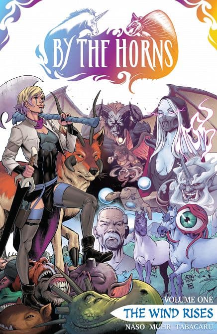 Cover Art for BY THE HORNS VOL 01 THE WIND RISES TP
