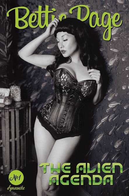 Cover Art for BETTIE PAGE ALIEN AGENDA
