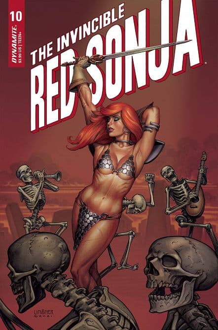 Cover Art for INVINCIBLE RED SONJA