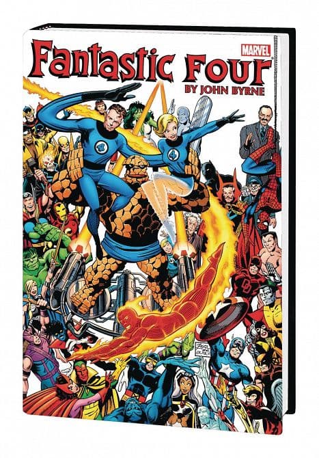 Cover Art for FANTASTIC FOUR BY BYRNE OMNIBUS HC VOL 01 ANNIVERSARY CVR
