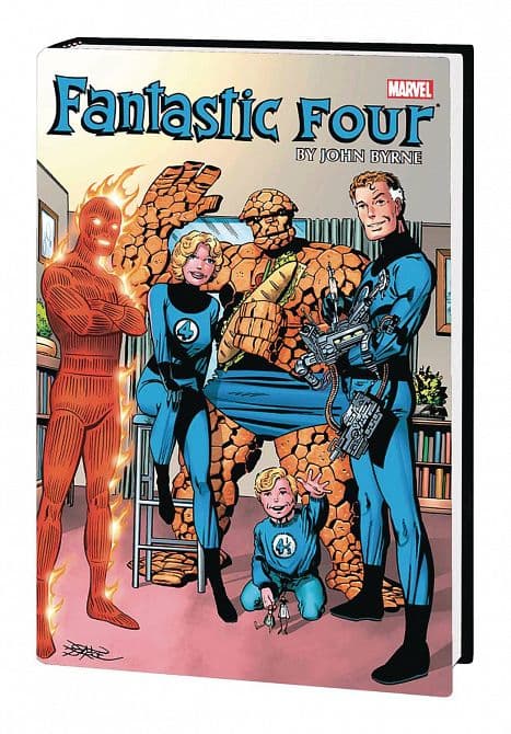 Cover Art for FANTASTIC FOUR BY BYRNE OMNIBUS HC VOL 01 BYRNE PINUP DM VARIANT