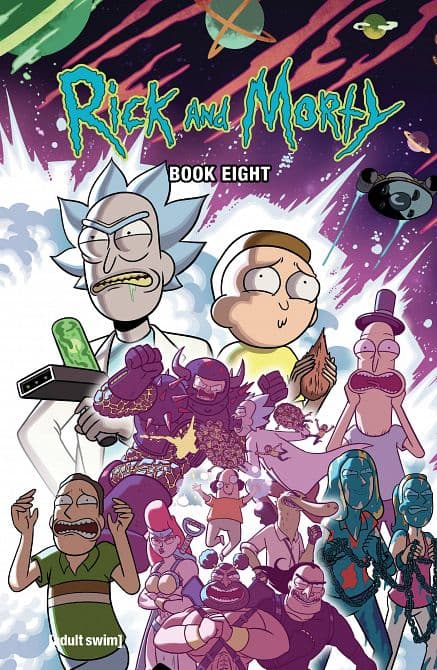 Cover Art for RICK AND MORTY BOOK EIGHT DELUXE EDITION HC