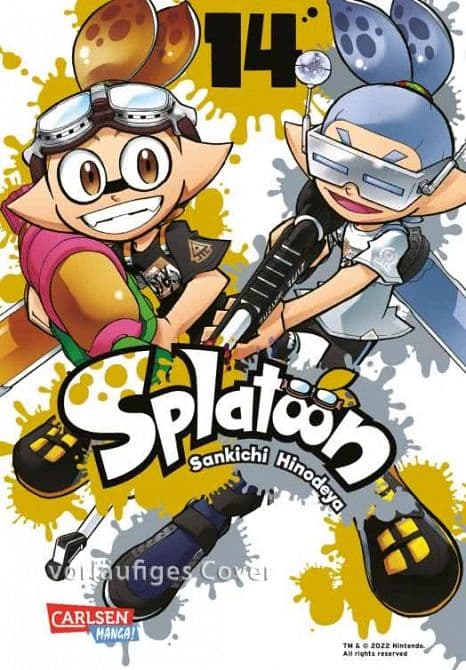 Cover Art for SPLATOON!