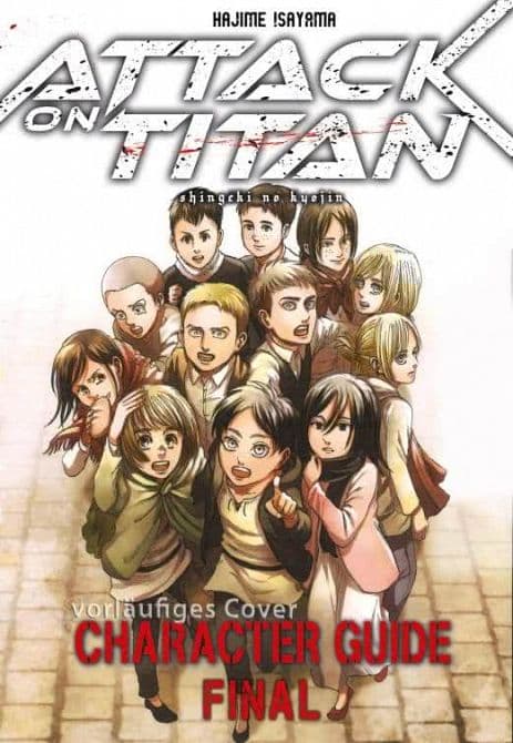 Cover Art for ATTACK ON TITAN CHARACTER GUIDE FINAL