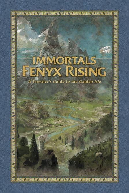 Cover Art for IMMORTALS FENYX RISING TRAVELERS GUIDE TO GOLDEN ISLE HC